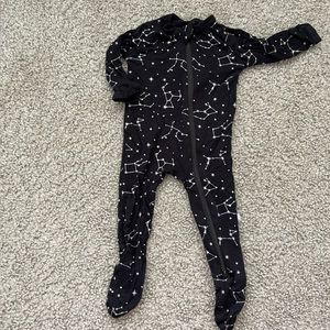 Kyte Baby Zippered Footie Midnight Constellation